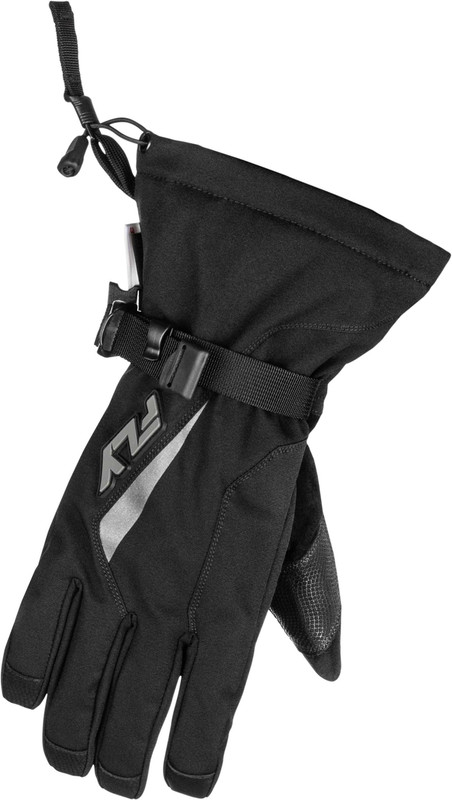 FLY RACING Title Gauntlet Gloves Black/Grey 2X 371-06042X