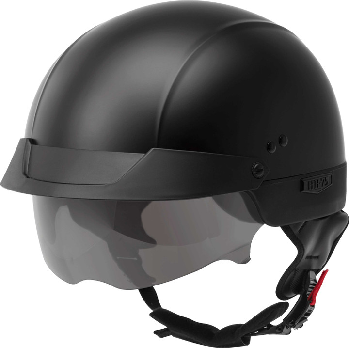 GMAX Hh-75 Half Helmet Matte Black Lg H1750076