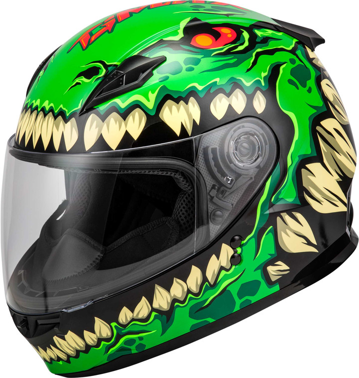 GMAX Youth Gm-49Y Drax Helmet Green Ys F1499050