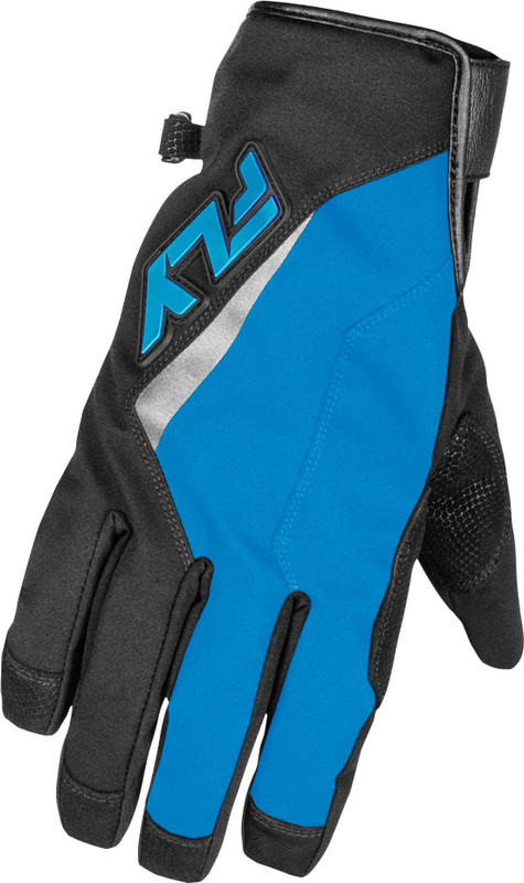 FLY RACING Title Long Gloves Blue/Black/Light Blue Xs 371-0618XS