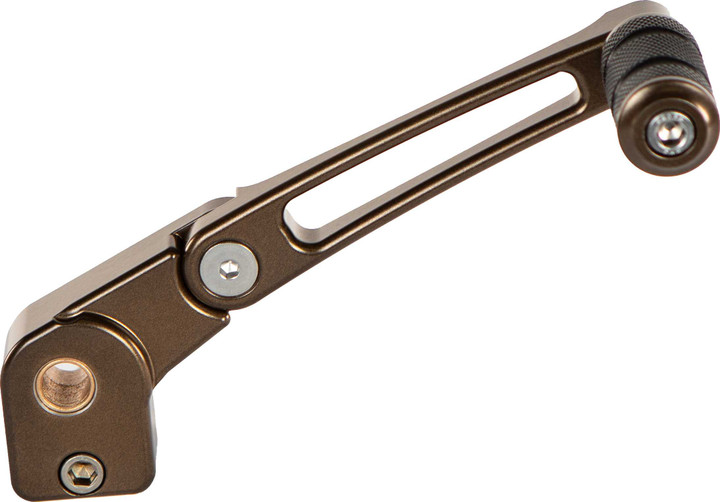 SANTORO FABWORX Just The Tip Adj Brk Arm Softail W/Mids Bronze SF30066