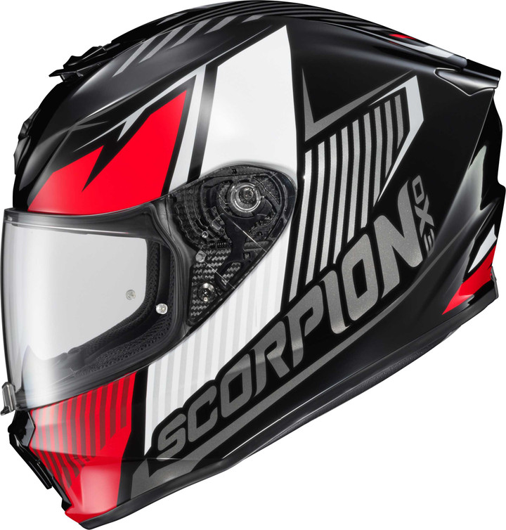 SCORPION EXO Exo-R330 Full-Face Helmet Hawker Red Lg 33-1105