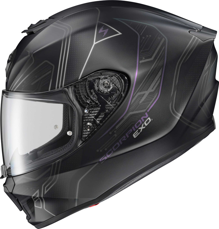 SCORPION EXO Exo-R330 Full-Face Helmet Bendr Black Sm 33-1303
