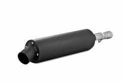 MBRP Single Slip-On System W/ Utility Muffler Blk Yam AT-7405
