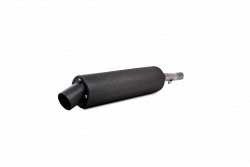 MBRP Single Slip-On System W/ Utility Muffler Blk Hon AT-7109