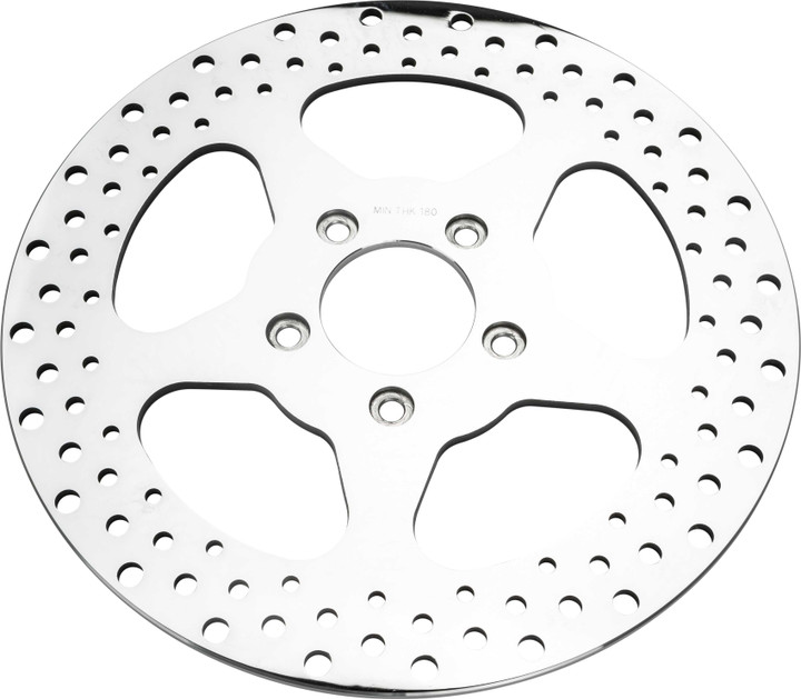 HARDDRIVE 5 Spoke Brake Rotor Front 11.5 Ss Polished 2.22Id 144604