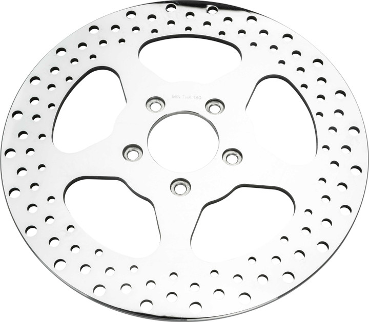 HARDDRIVE 5 Spoke Brake Rotor Rear 11.5" Ss Polished 2.22Id 144605