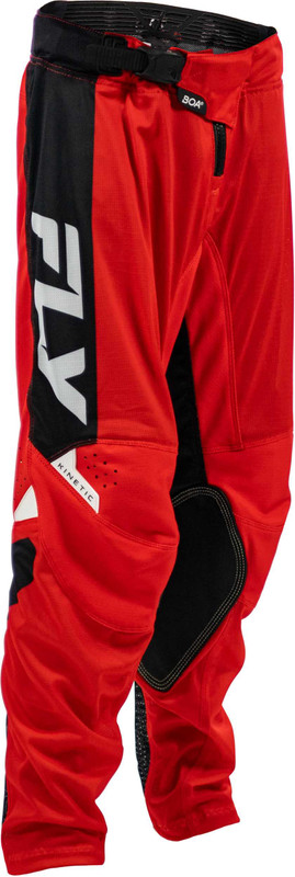 FLY RACING Youth Kinetic Mesh Pants Red/Black/White Sz 22 380-34222