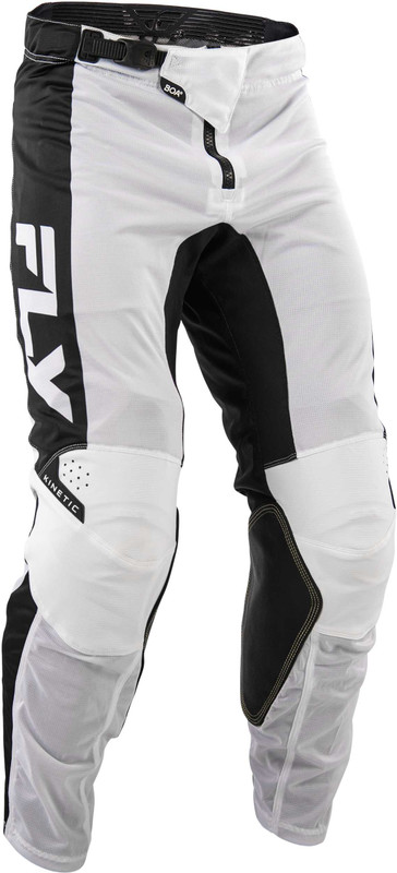 FLY RACING Kinetic Mesh Pants White/Black Sz 32 380-32032
