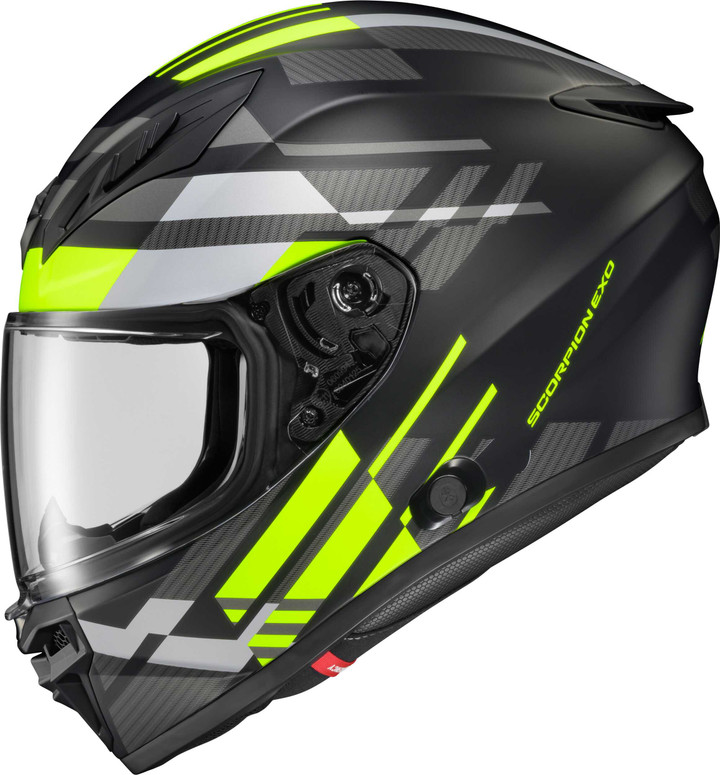SCORPION EXO Exo-R430 Full-Face Helmet Paradox Hi-Viz Sm 43-1023