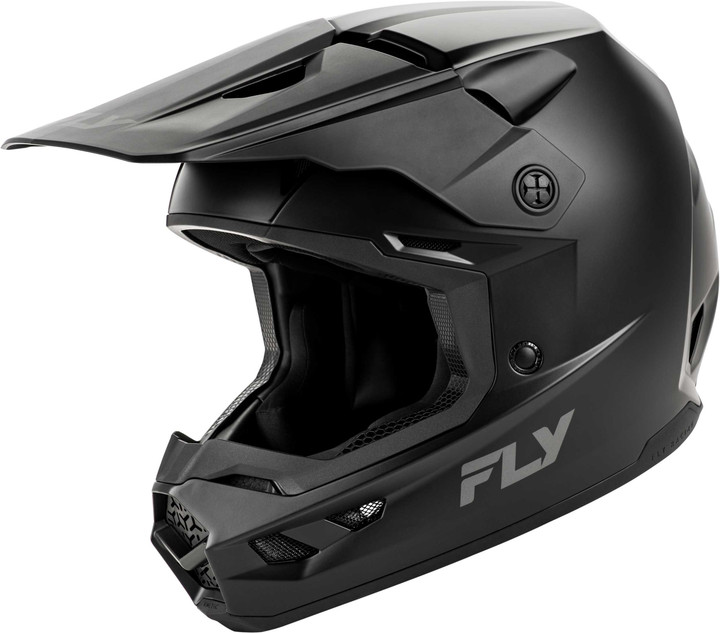 FLY RACING Kinetic Solid Helmet Matte Black 2X A00297402XL