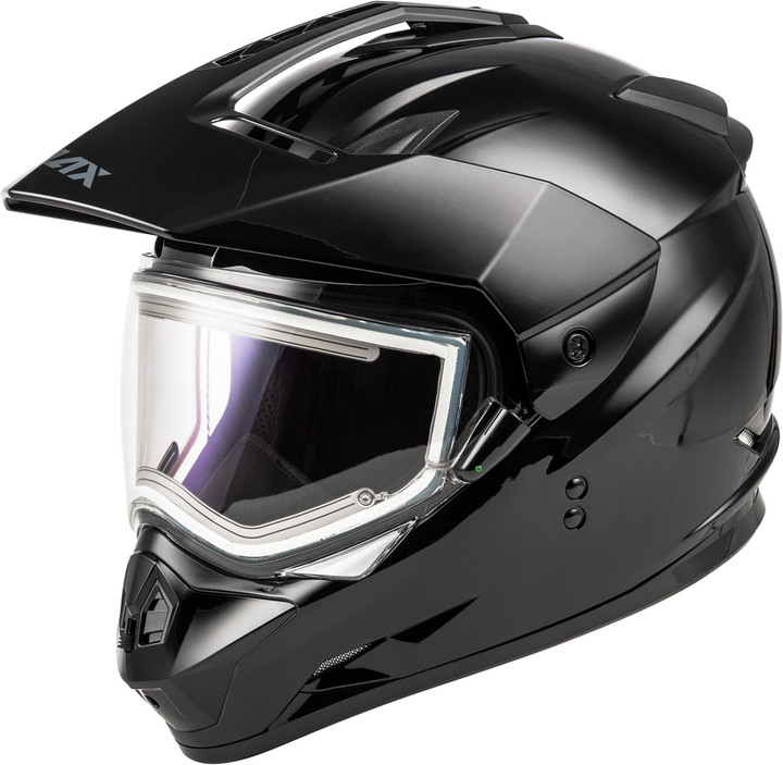 GMAX Gm-11S Snow Helmet W/ Electric Shield Black 2X A41100028