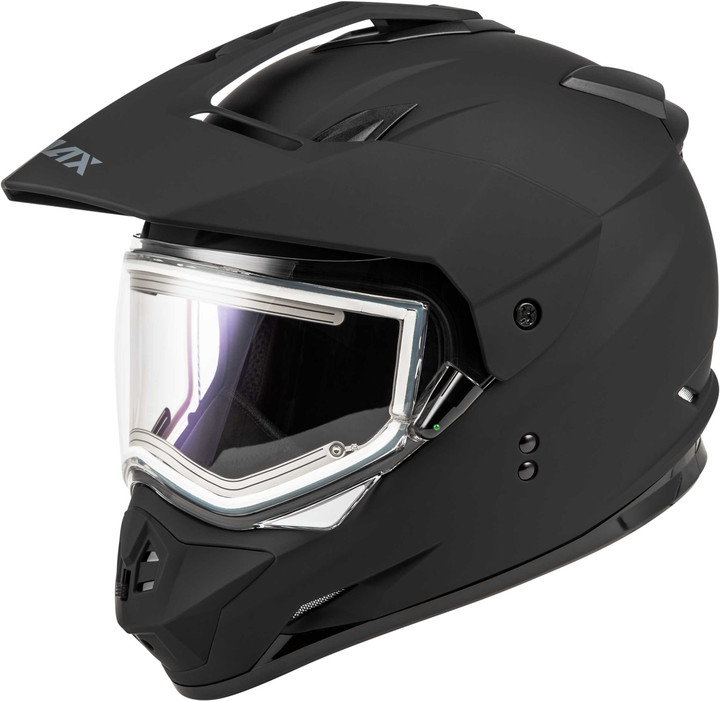 GMAX Gm-11S Snow Helmet W/ Elec Shield Matte Black Sm A41100074