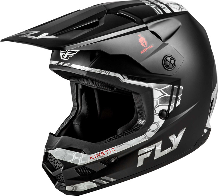 FLY RACING Kinetic Verdict Kryptek Helmet Black/Grey Lg 73-8728L