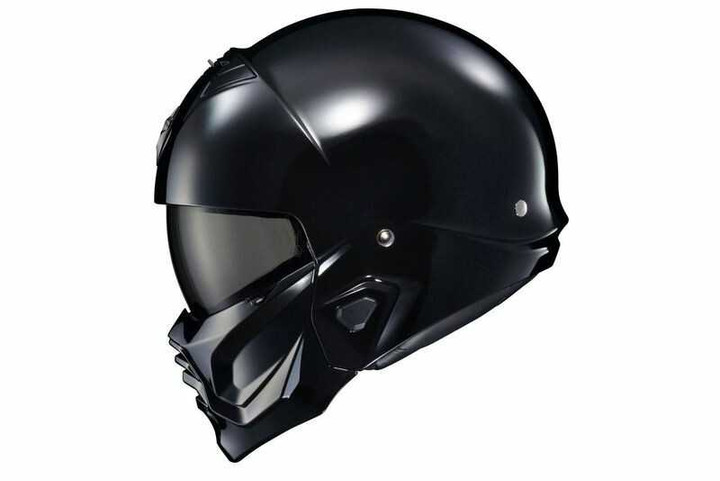 SCORPION EXO Covert 2 Open-Face Helmet Gloss Black Md CV2-0034