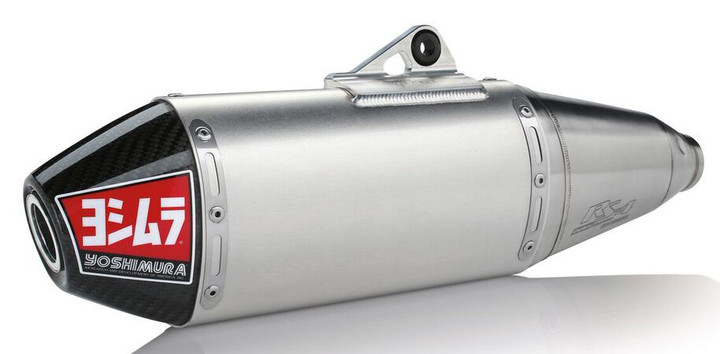 YOSHIMURA Rs-4 Header/Canister/End Cap Exhaust Slip-On Ss-Al-Cf 234812D321