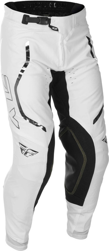 FLY RACING Evolution Dst Le Flash Pants White/Silver Sz 28 379-13528