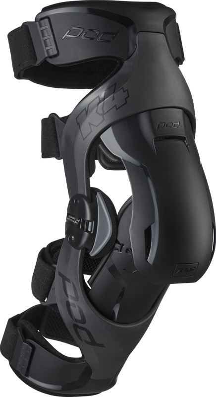 POD K4 V2.0 Knee Brace (Rt) Graphite/Black Xs/Sm K4019-459-XS/SM