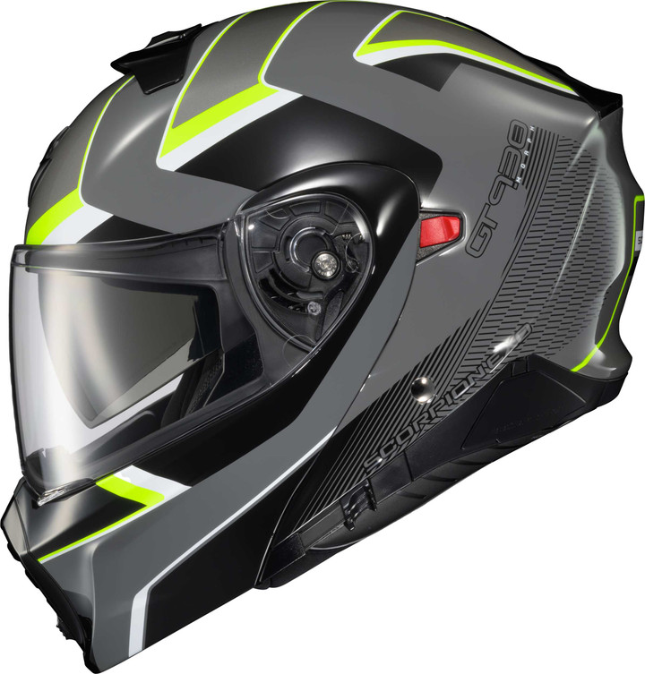 SCORPION EXO Exo-Gt930 Transformer Helmet Morph Grey/Hi-Viz Xl 93-1406