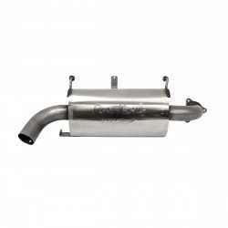 MBRP Single Slip-On System W/ Oval Sport Muffler Chrome AT-9518SP