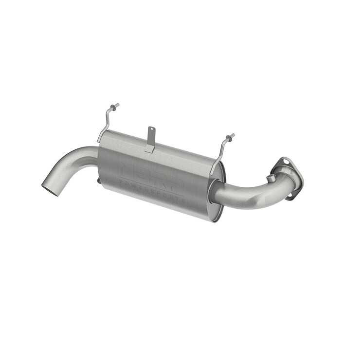 MBRP Single Slip-On System W/ Oval Sport Muffler Chrome AT-9522SP