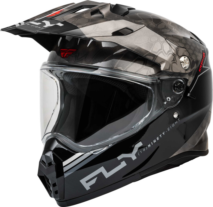 FLY RACING Trekker Kryptek Conceal Helmet Black/Grey/White Sm 73-7027S