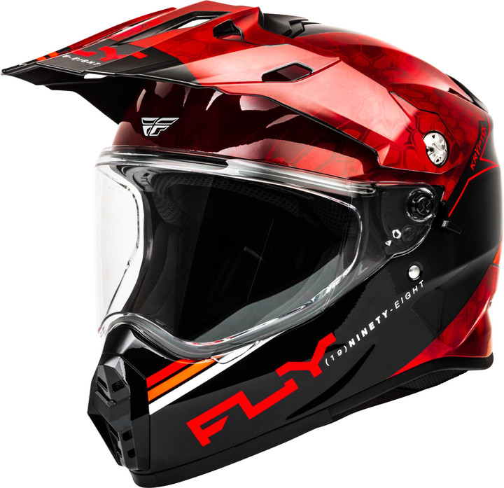 FLY RACING Trekker Kryptek Conceal Helmet Red/Black Xs 73-7029XS