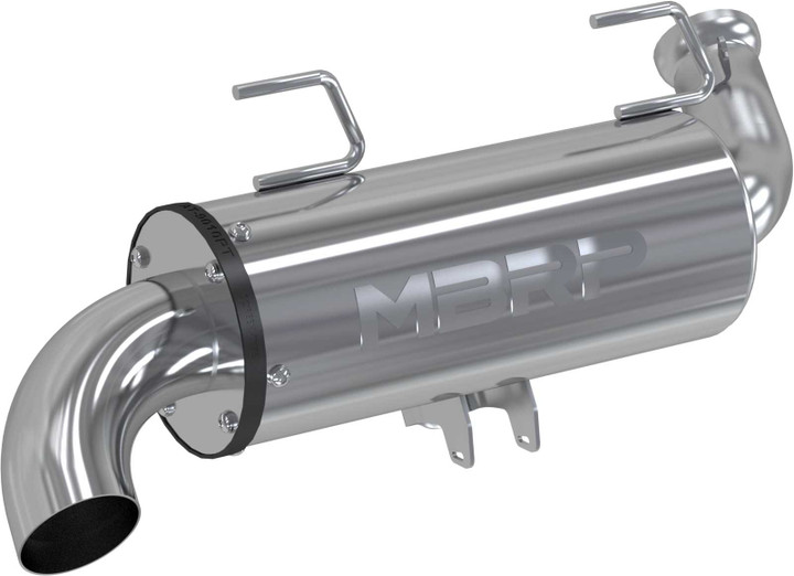 MBRP Single Slip-On System W/ 5" Performance Muffler Chrome AT-9525PT