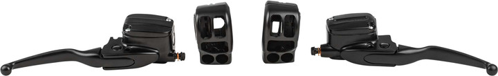 HARDDRIVE Handlebar Control Kit Blk Hyd Clutch `17-20 Flh 53983