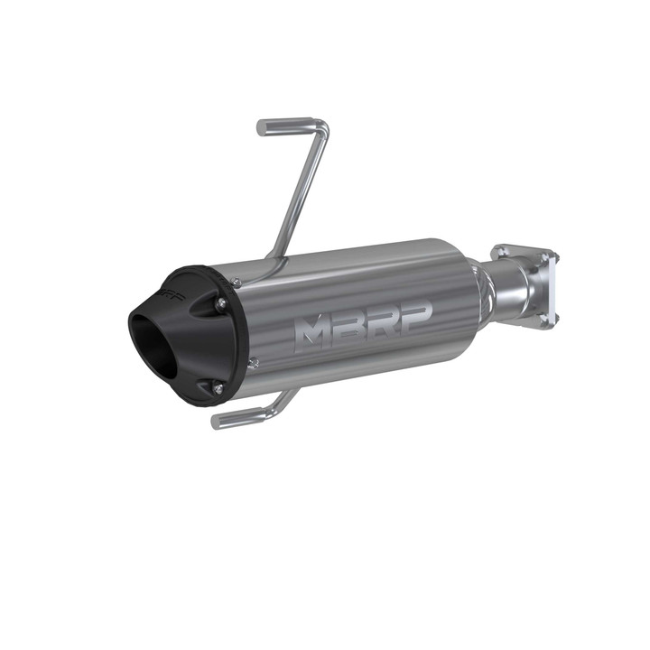 MBRP Single Slip-On System W/ 5" Performance Muffler Blk Tip AT-9301PT