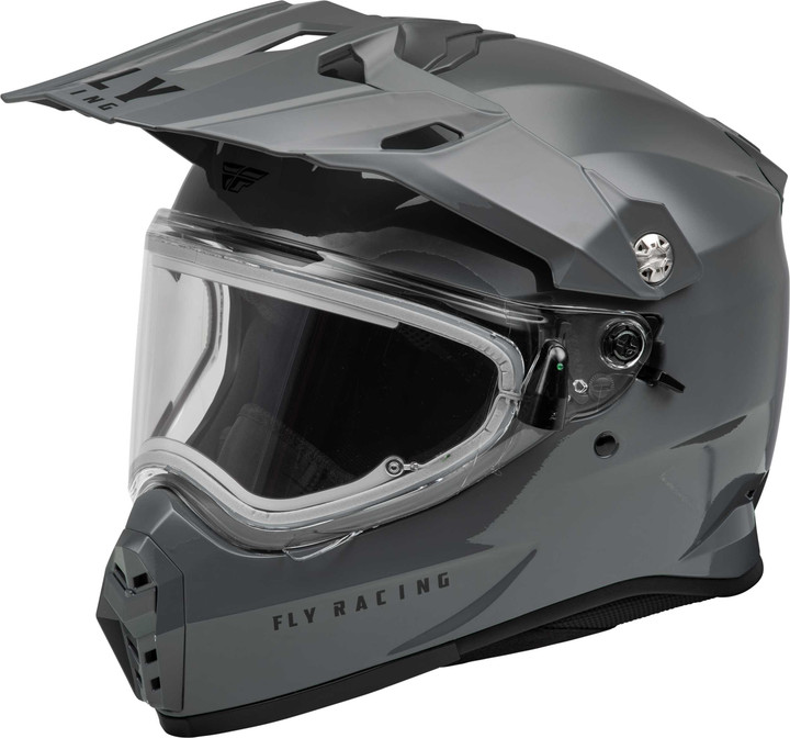 FLY RACING Trekker Cw Solid Helmet Elec Shld Grey 2X 73-313652X