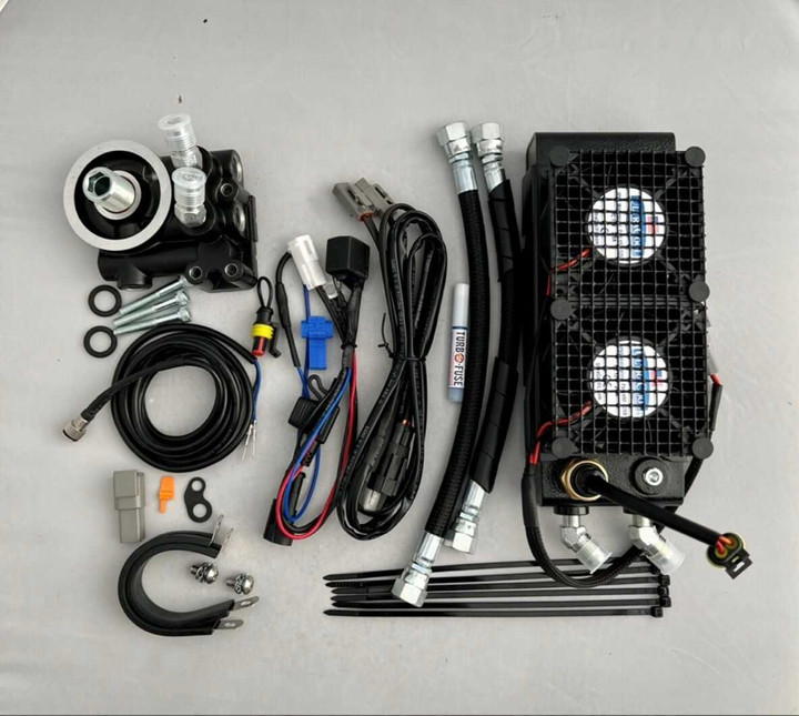 ULTRACOOL Indian Oil Cooler Side Mount Naked IN-1N