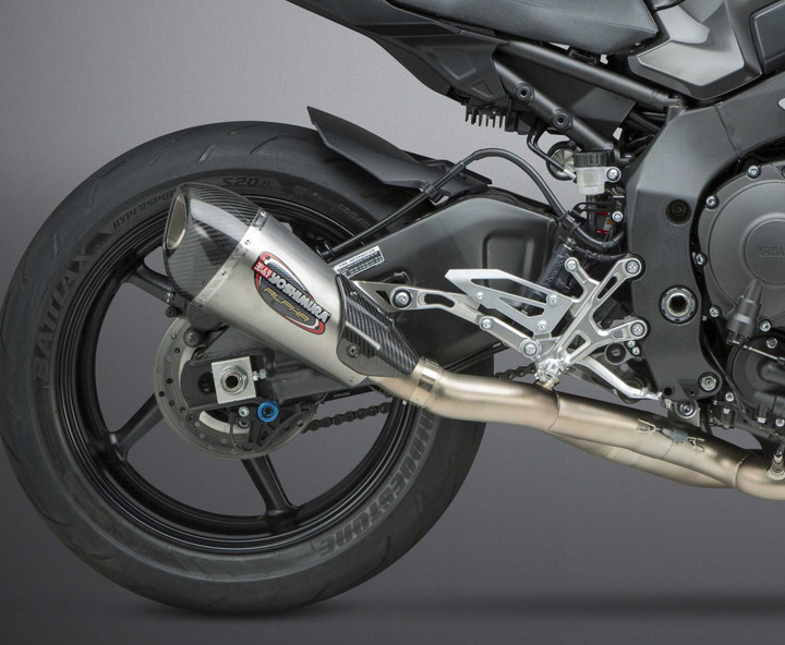 YOSHIMURA Exhaust Race Alpha-T 3Qtr Slip-On Ss-Ss-Cf Works 13100CP520