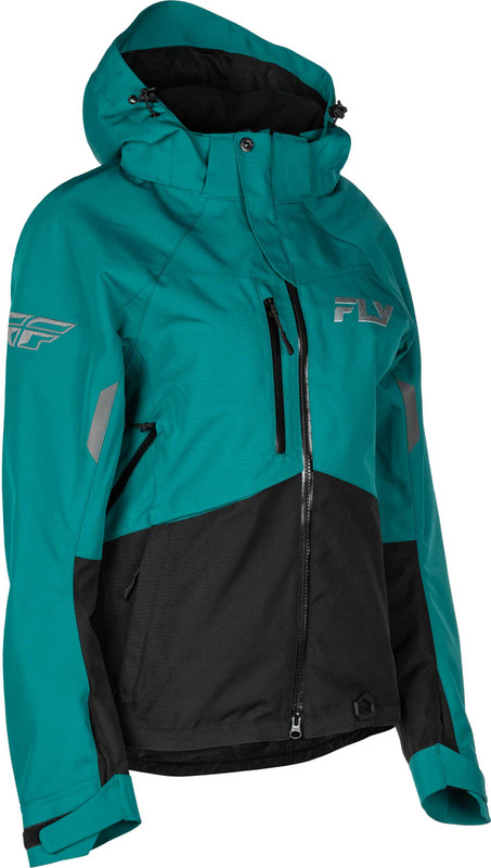 FLY RACING Women'S Carbon Jacket Deep Lake/Black Sm 470-5212S