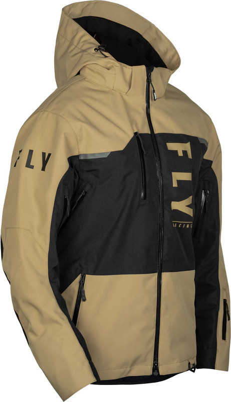 FLY RACING Carbon Jacket Black/Tan 2X 470-52062X
