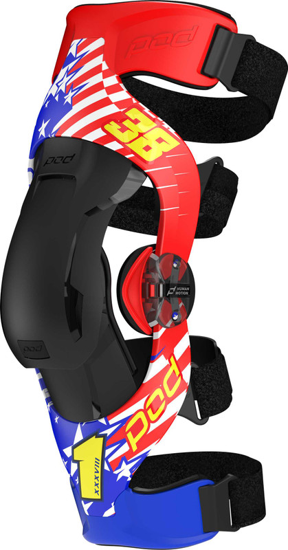 POD K4 2.0 Le Knee Brace (Pr) Danger Boy V2 Xs/Sm K4027-DBLE2-XS/SM