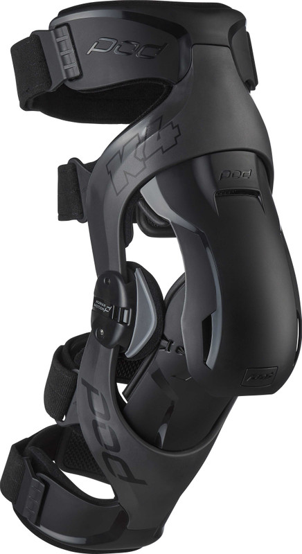 POD K4 V2.0 Knee Brace (Pr) Graphite/Black Xs/Sm K4020-459-XS/SM