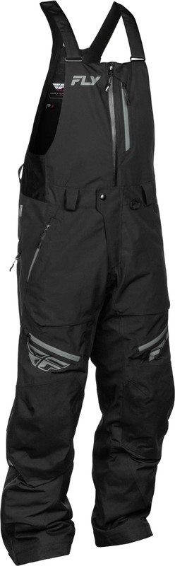 FLY RACING Incline Bib Black/Grey Lg 470-4245L