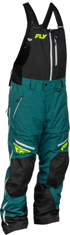 FLY RACING Incline Bib Teal/Black Xl Tall 470-4248XLT