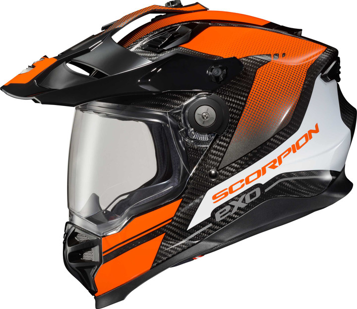 SCORPION EXO Xt9000 Carbon Full-Face Helmet Trailhead Orange 2X XT9-1027