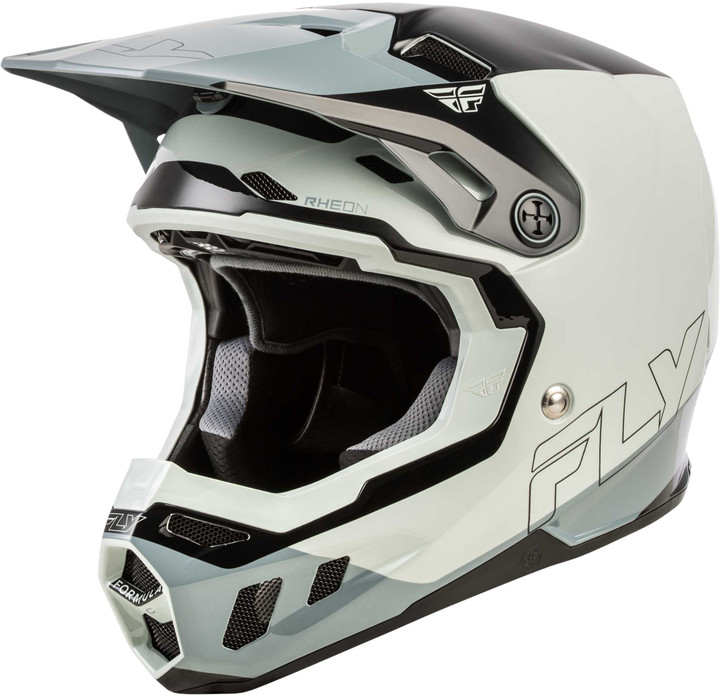 FLY RACING Youth Formula Cc Glide Helmet Grey/Light Grey/Black Yl 73-4352YL