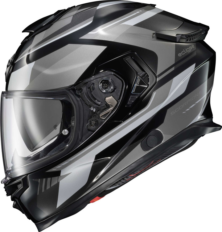 SCORPION EXO Exo-Eclipse Full Face Helmet Lunar White/Black Xl ECL-1116