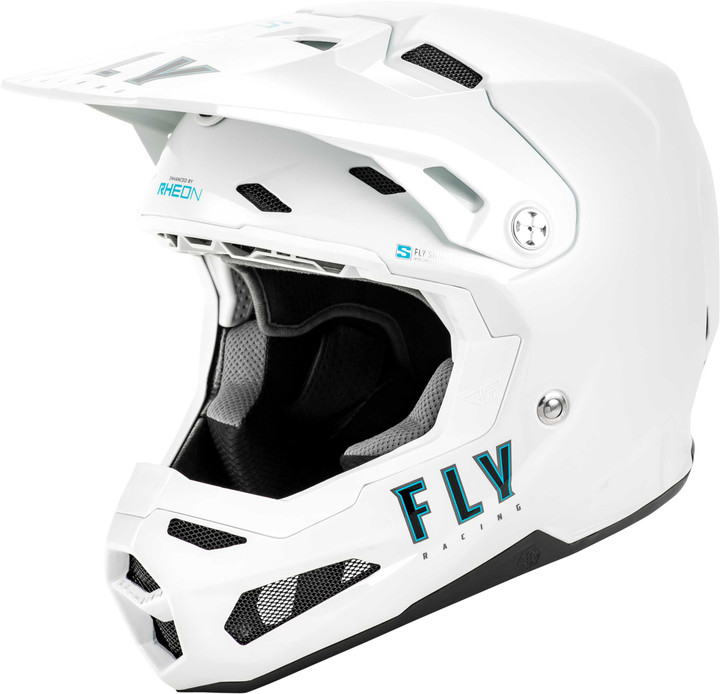 FLY RACING Formula S Carbon Solid Helmet White Xs 73-4494XS