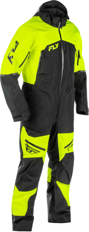 FLY RACING Incline Monosuit Hi-Vis/Black Xt 470-4382XT