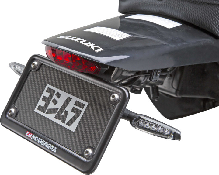 YOSHIMURA License Plate Frame Black Single 070BG-LPF-K