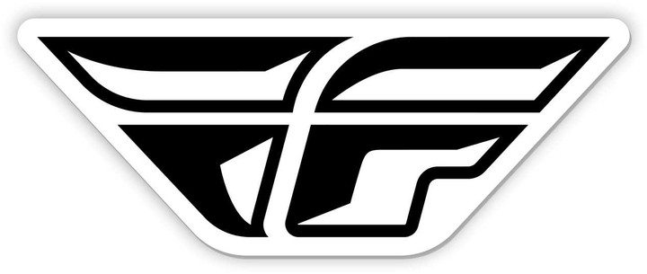 FLY RACING Sticker F-Wing 4" 10Pk Die Cut Laminated 99-8404