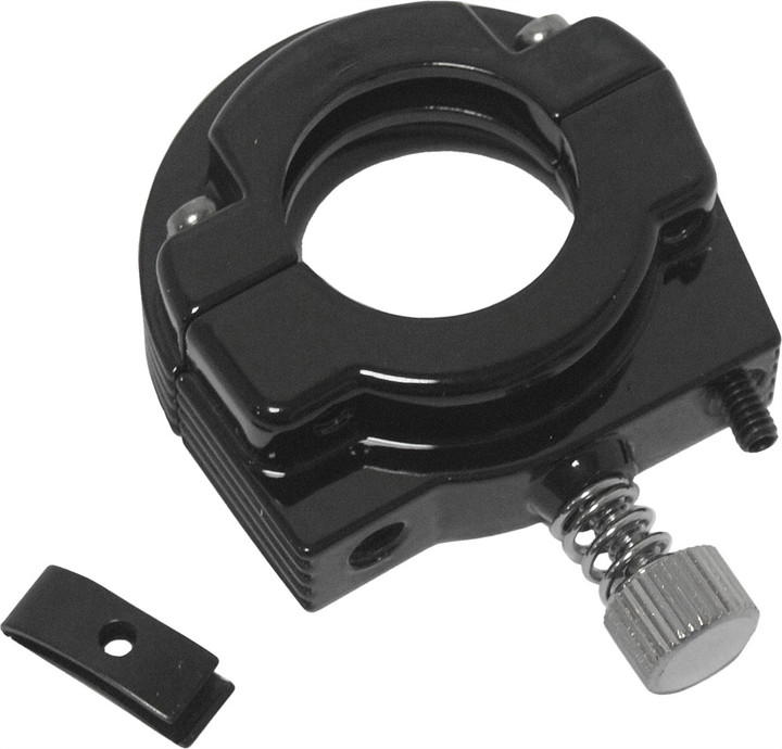 HARDDRIVE Throttle Clamp Single Cable Screw In Gloss Black 30-106GB