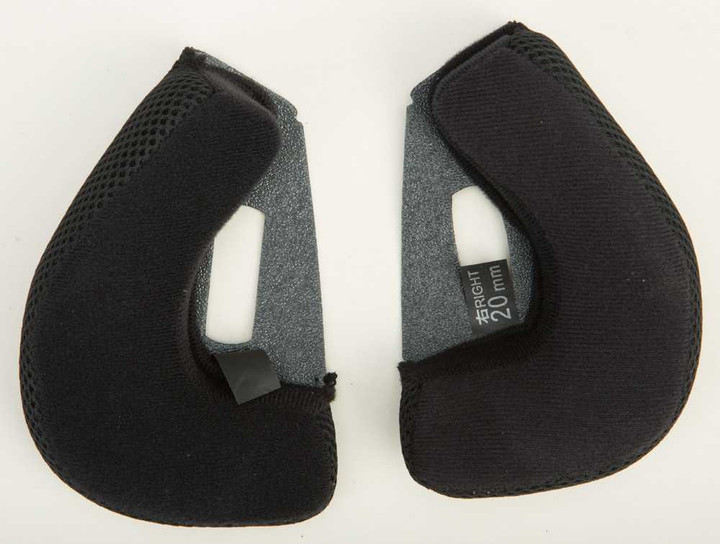 GMAX Cheek Pads 20Mm Fits Xs-Sm Gm-32 G032020