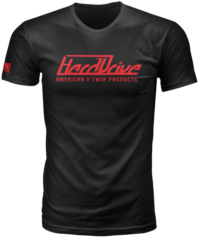 HARDDRIVE Harddrive Tee Black/Red Md 800-0203M