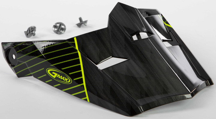 GMAX Visor W/Screws Colfax Mx-46Y Black/Hi-Vis Yel Ys-Yl G046888